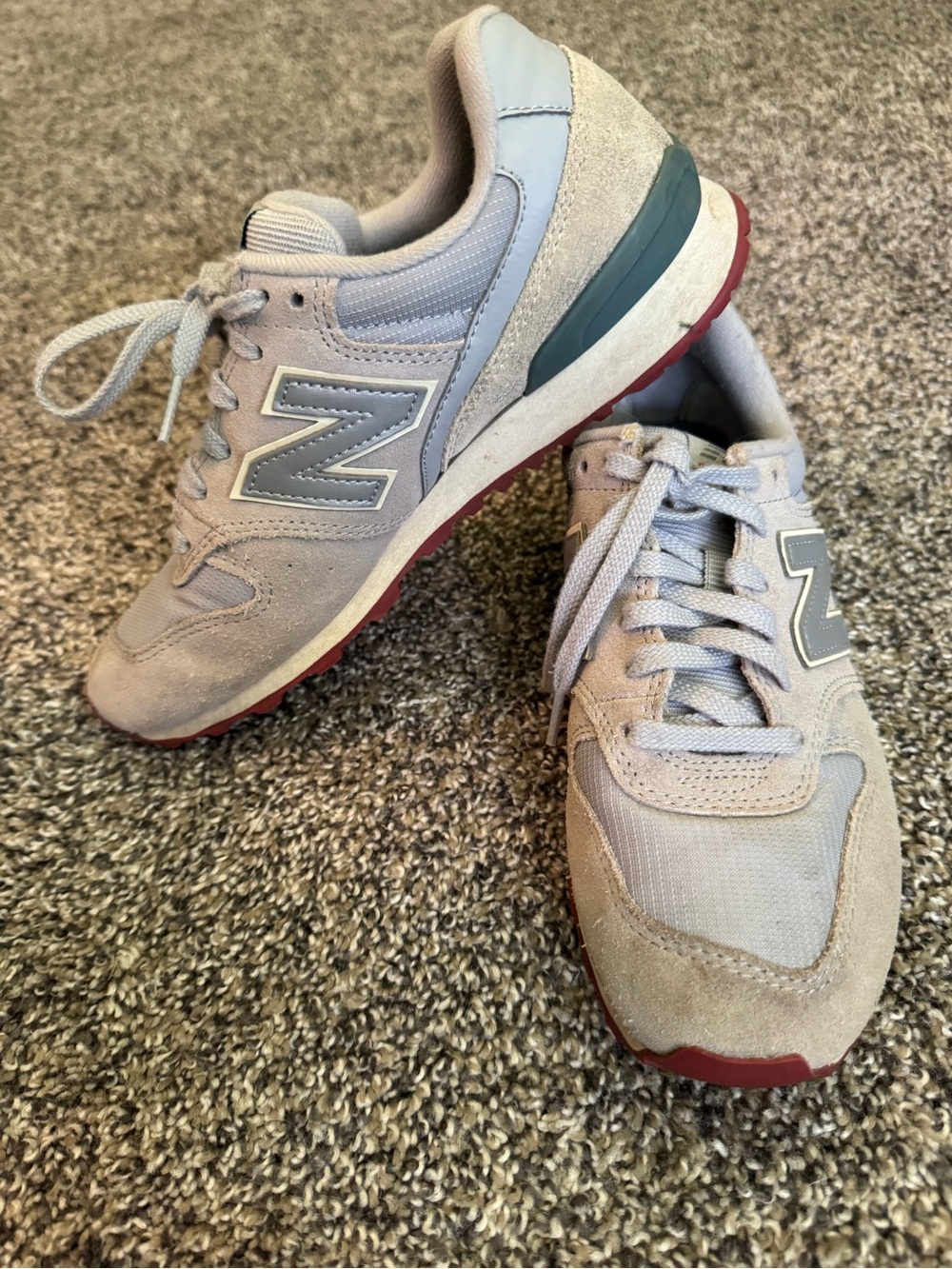 New Balance 696 Womens 7 Shoes WL696 Gray Blue minimalist crossfit See all photo